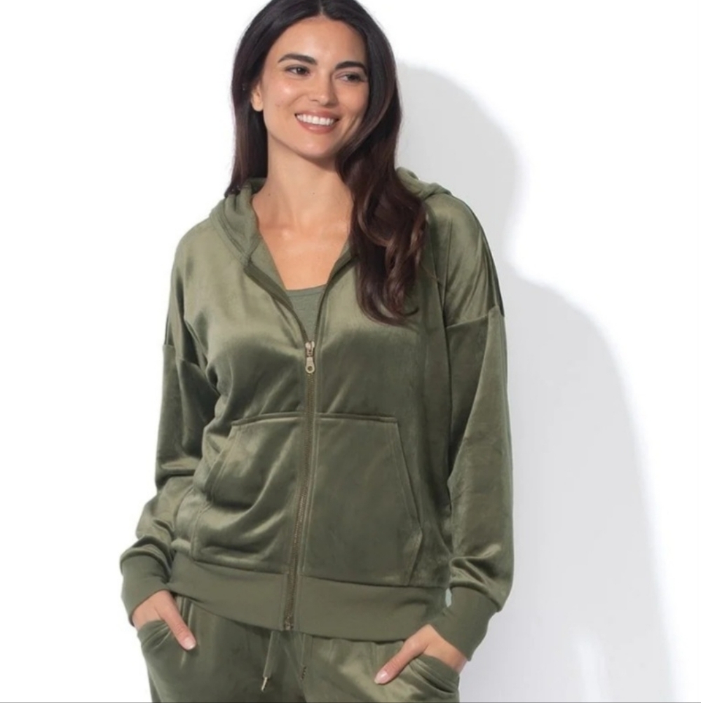 Felina Velour Hoodie And Jogger Set